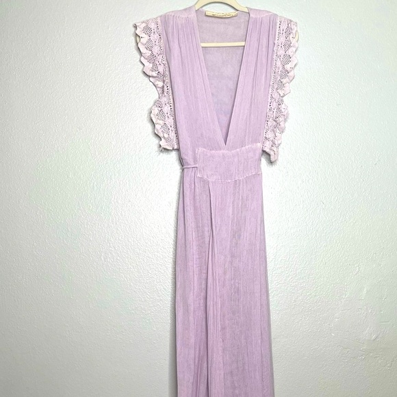 Jen’s Pirate Booty Lilac Wynwood Boho Maxi Dress. Size Medium - Picture 4 of 15